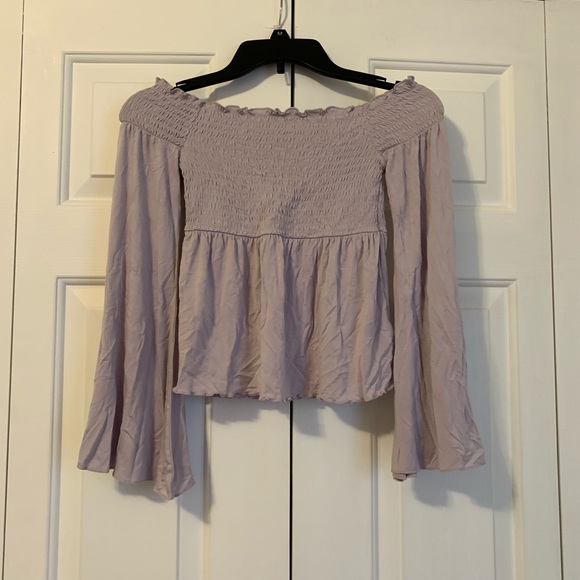 American Eagle Outfitters Tops - NWT american eagle off the shoulder bohemian top